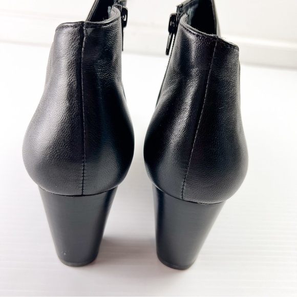 David Tate Booties womens 9.5 Black Pikie Leather Ankle Boots Winter Fashion - Picture 12 of 14